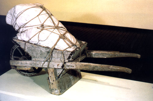Fig. 4. Christo, Package on Wheelbarrow, 1963