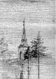 1950 г. Радио Варна - акварел на Белчо Белчев